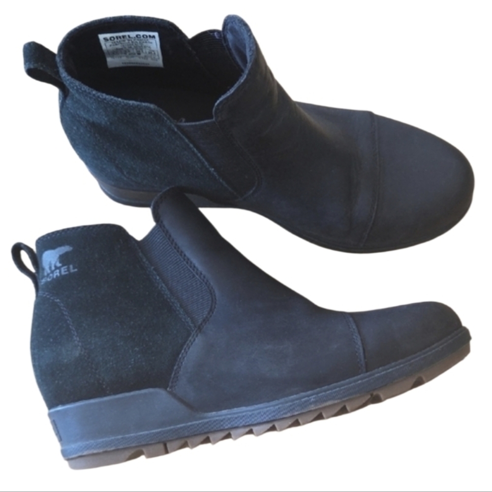Sorel Womens Black  Ankle Boots